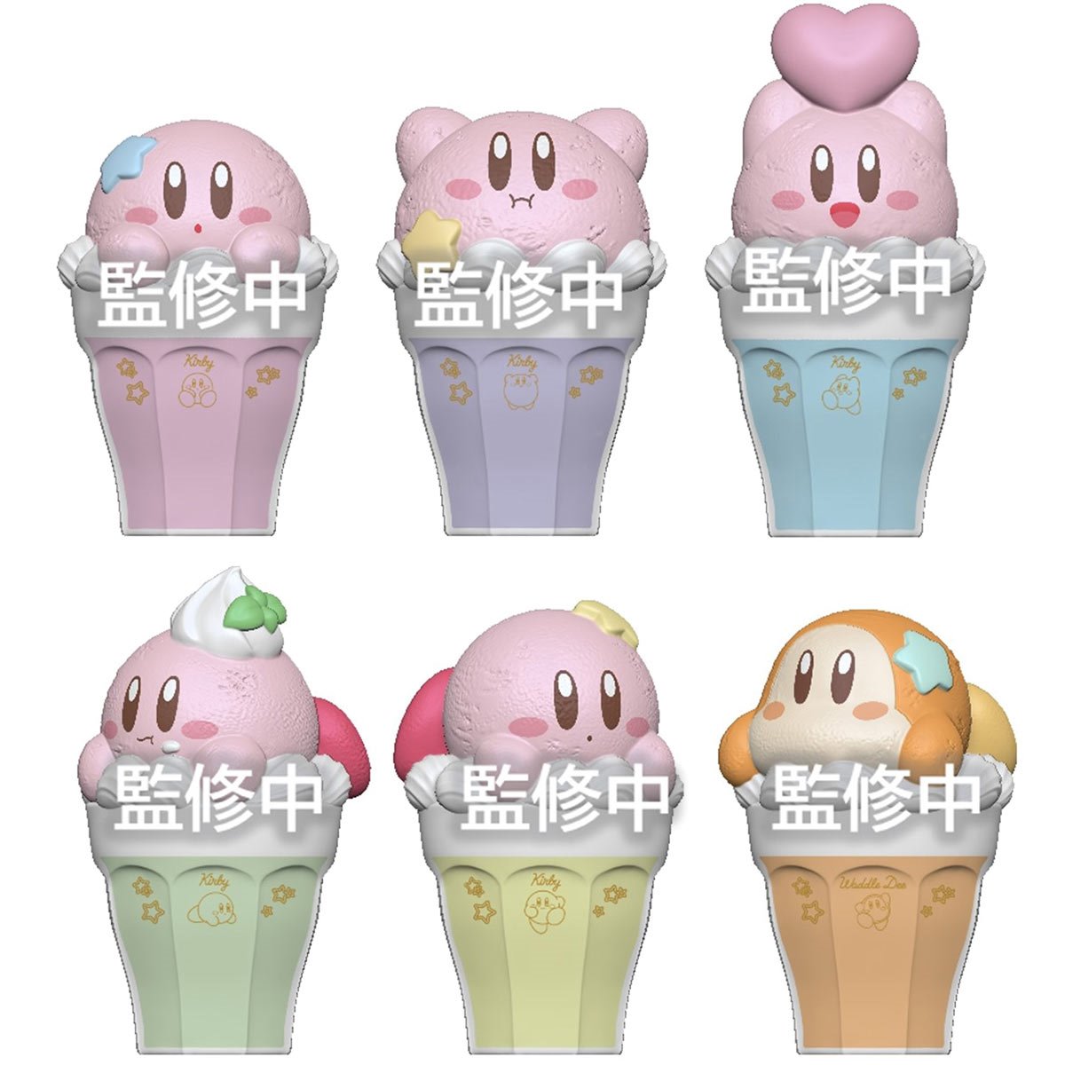 Kirby CharaLatte Float Mini-Figure Case of 12