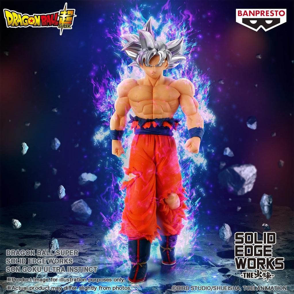 Dragon Ball Super Son Goku Ultra Instrinct Solid Edge Works Statue