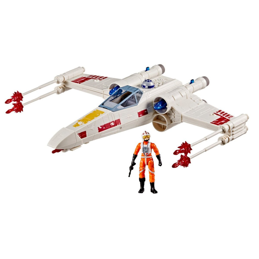 Star Wars Epic World of Action Luke Skywalker's Force Strike X-Wing Fighter