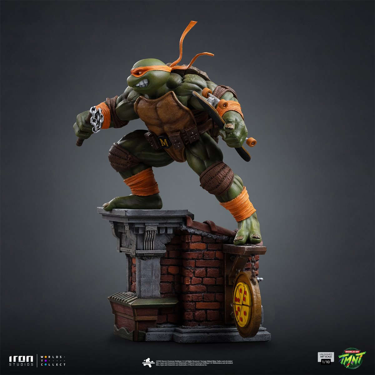 Teenage Mutant Ninja Turtles Michelangelo Unleashed 1:10 Art Scale Limited Edition Statue