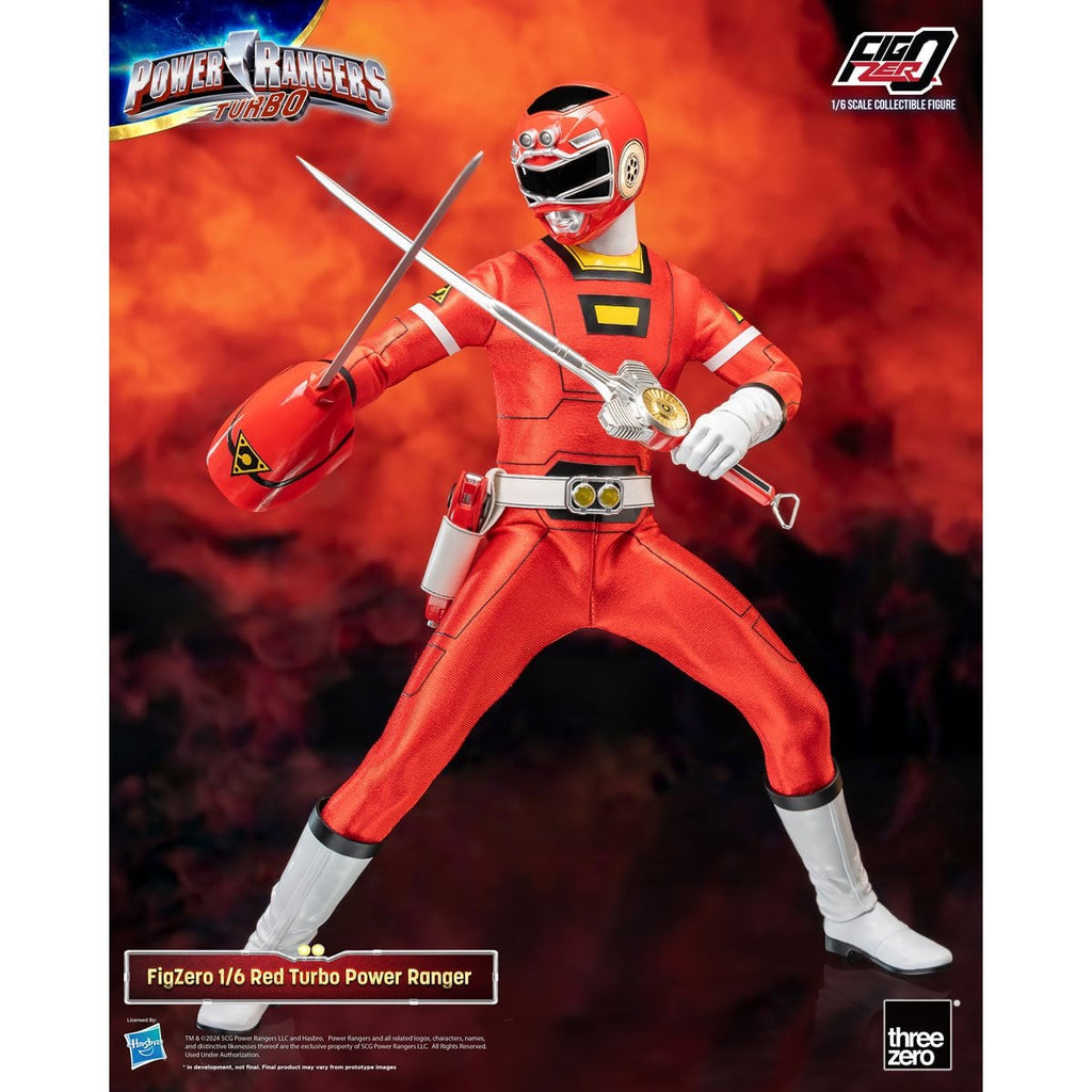 Power Rangers Turbo Red Turbo Power Ranger FigZero 1:6 Scale Action Figure