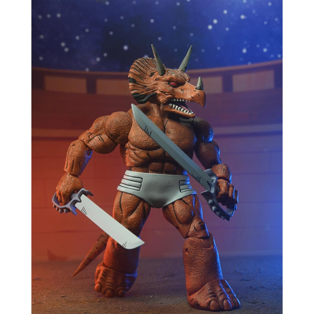 Teenage Mutant Ninja Turtles Mirage Comics Triceraton Gladiator 7-Inch Scale Action Figure