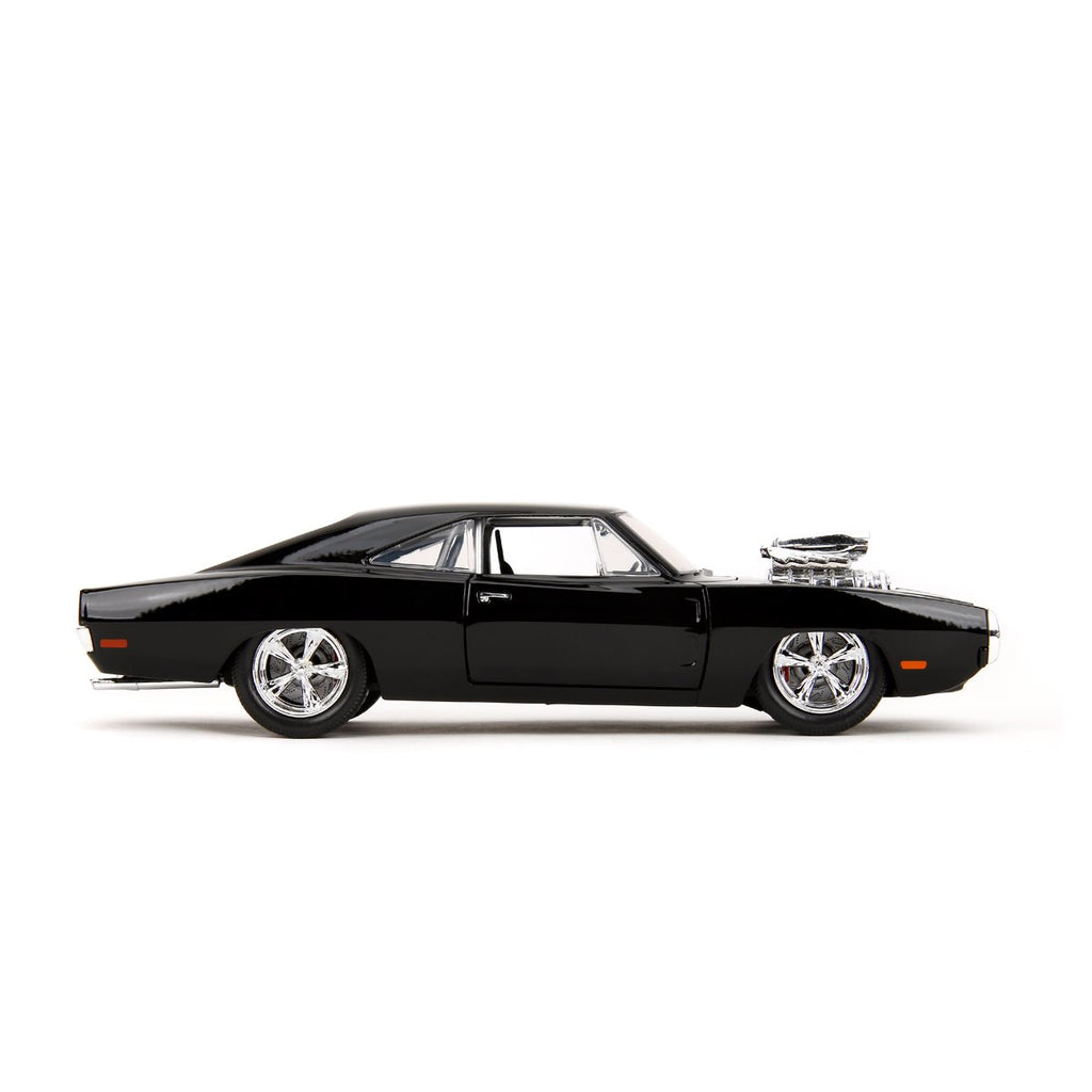 Hollywood Rides Fast and the Furious Dodge Charger R/T 1:24 Scale Die-Cast Metal Vehicle with Dom Figure