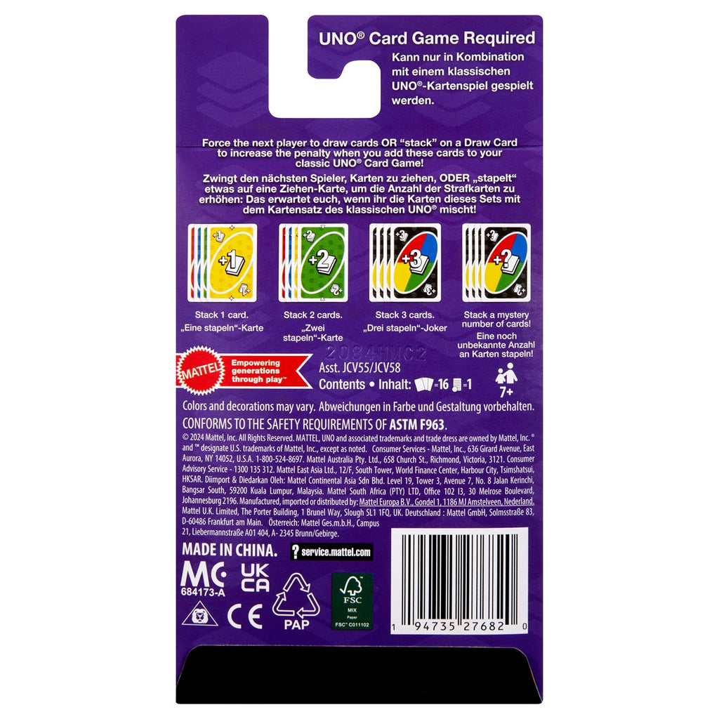 UNO Add-On Packs Card Game Case of 24