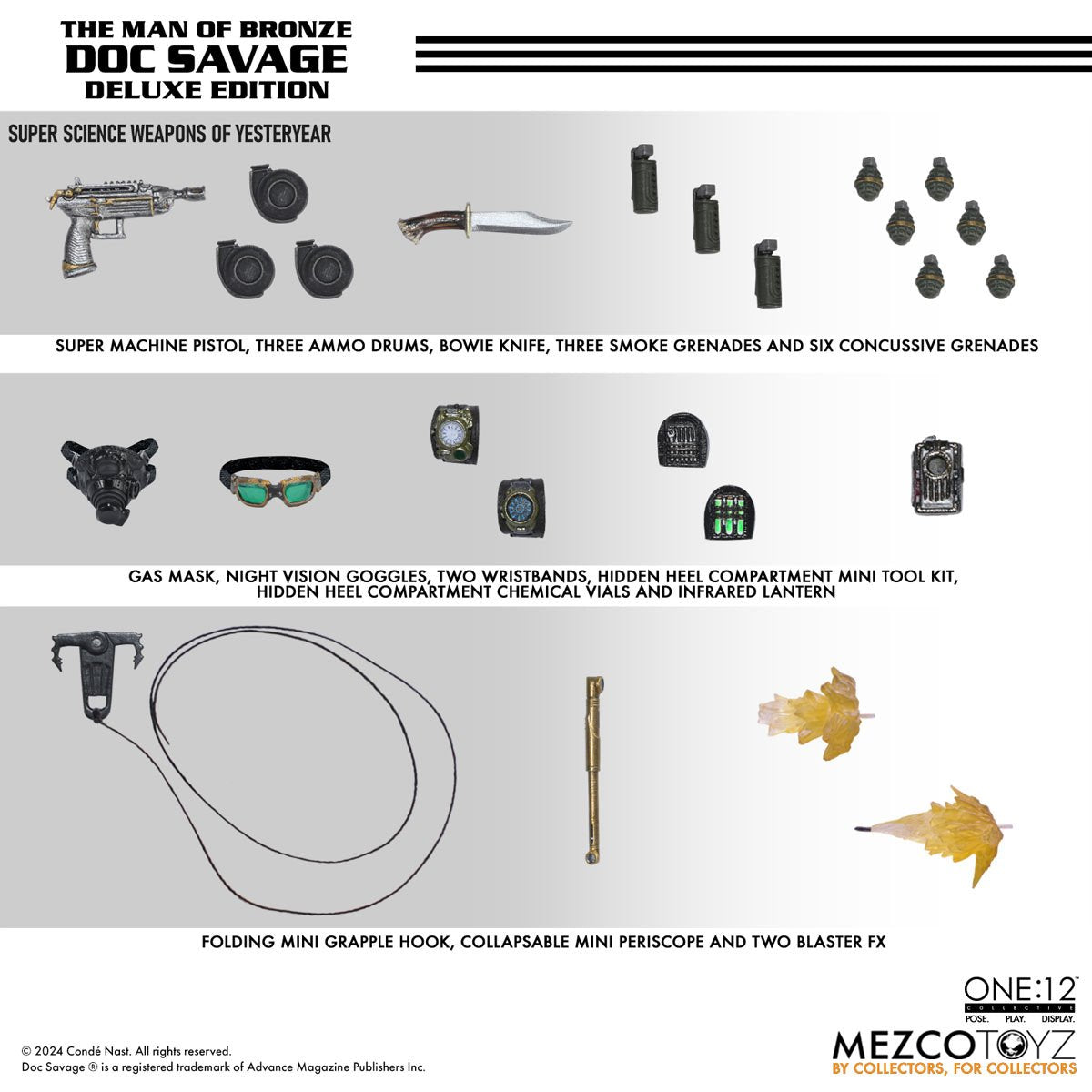 Doc Savage: The Man of Bronze Deluxe Edition One:12 Collective Action Figure