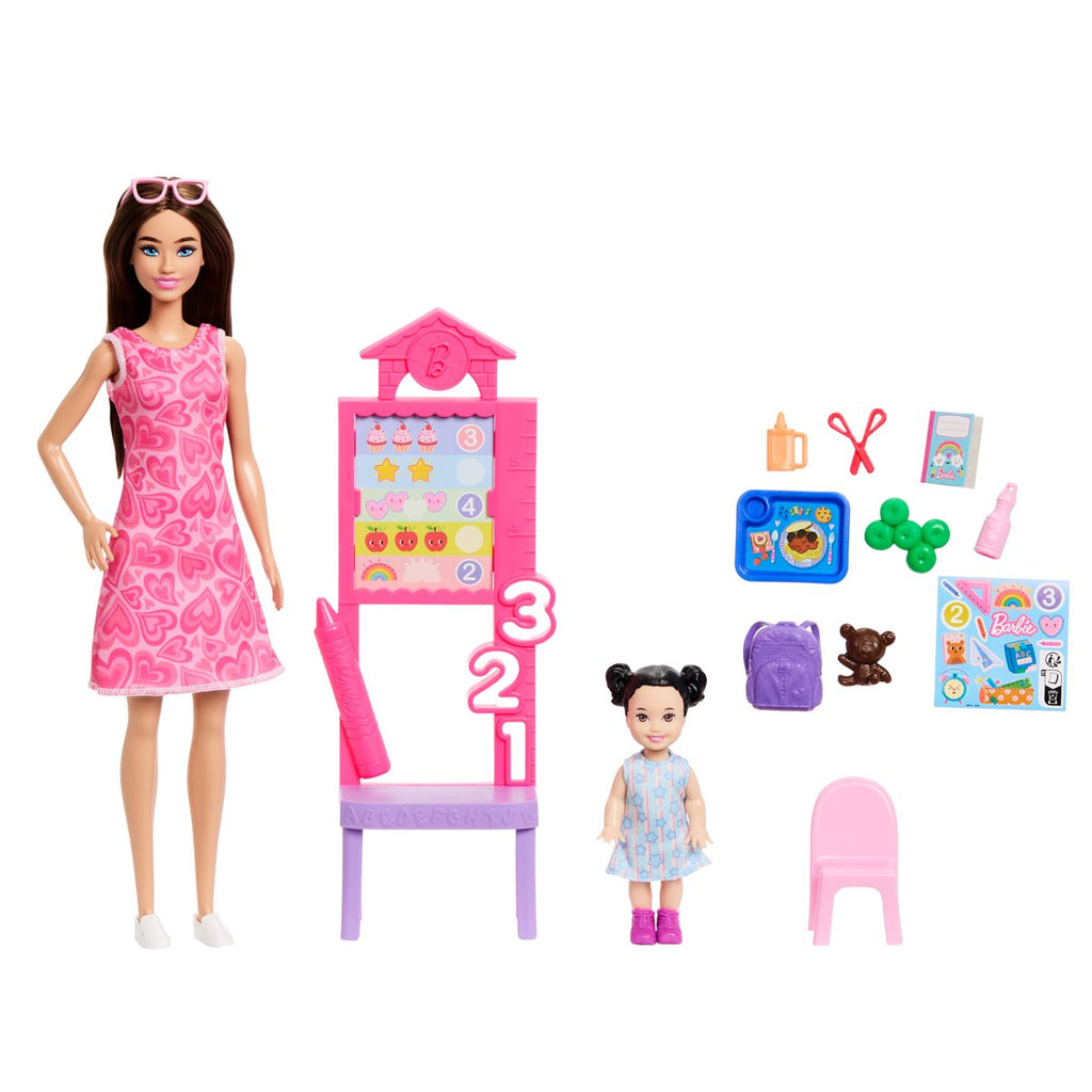 Barbie New Nurturing 2026 Playset and Doll Case of 6
