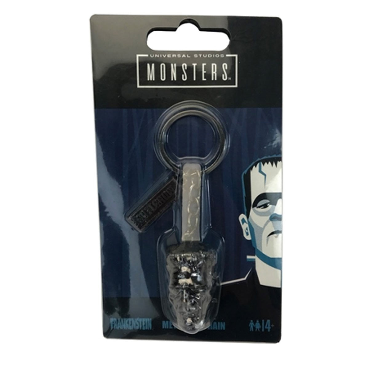 Universal Monsters Frankenstein Head Sculpted Keychain