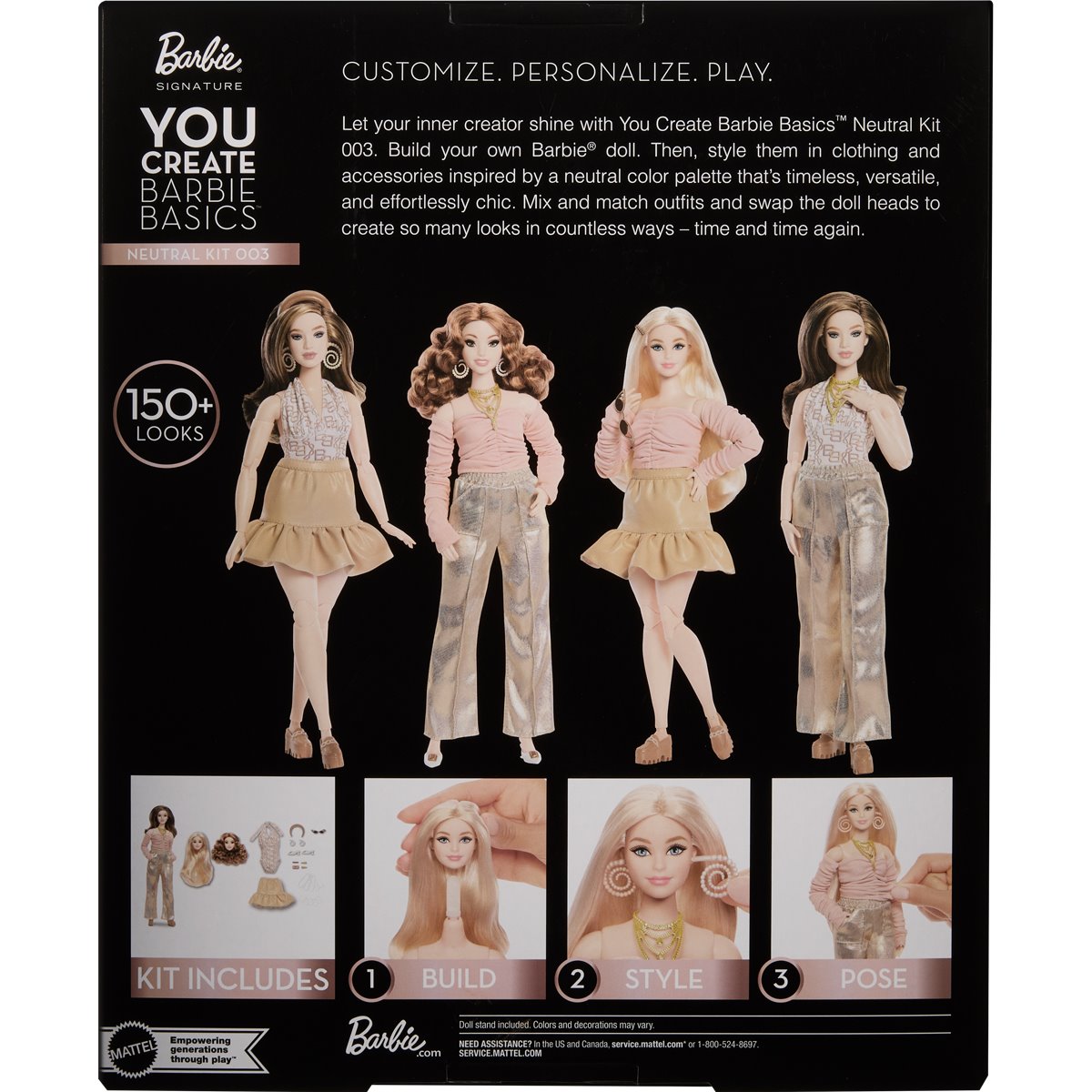 Barbie You Create Barbie Basics Neutral Kit 003 Doll