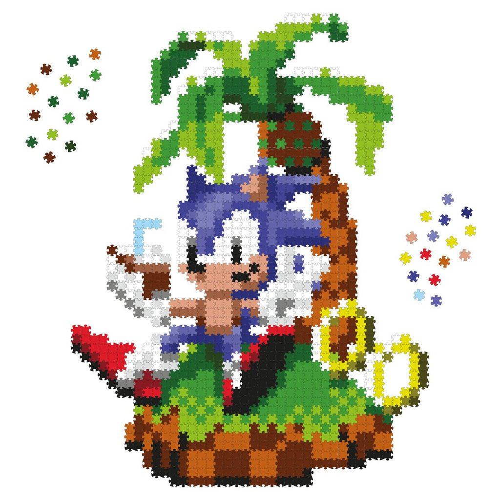 Sonic the Hedgehog Chillin' Sonic Jixelz Remix 1,200-Piece Puzzle