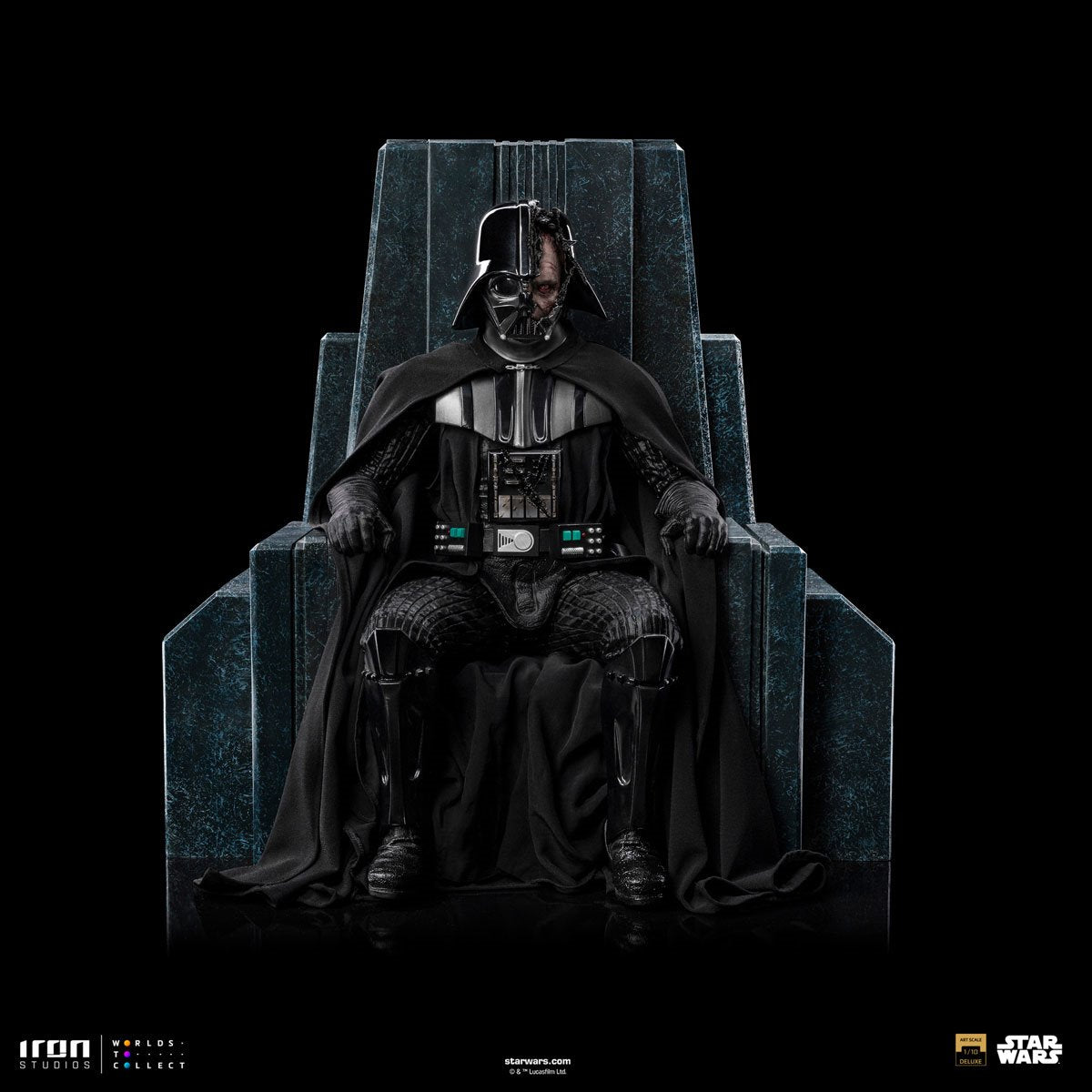 Star Wars: Obi-Wan Kenobi Darth Vader on Throne 1:10 Art Scale Limited Edition Statue
