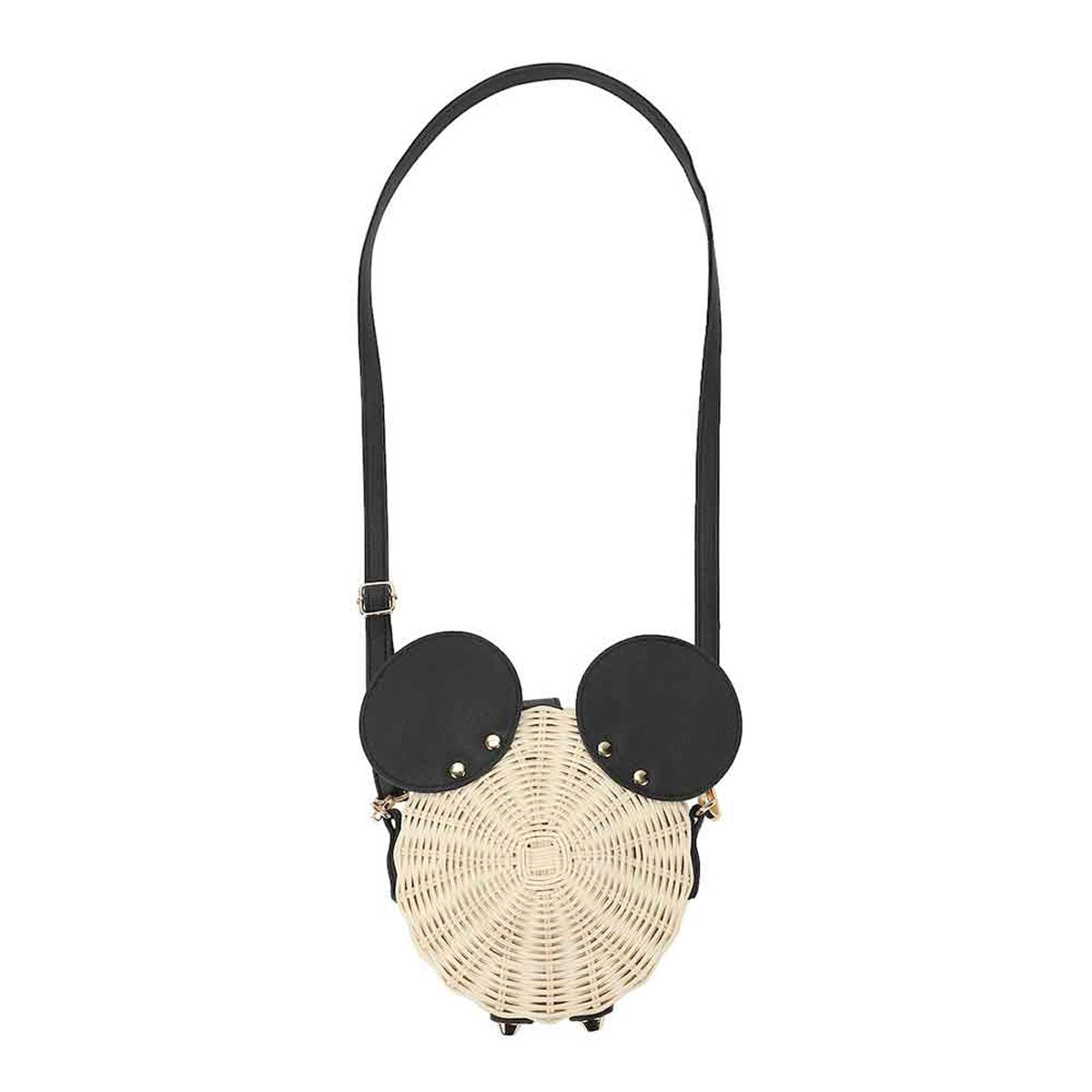Mickey Mouse Wicker Crossbody Bag