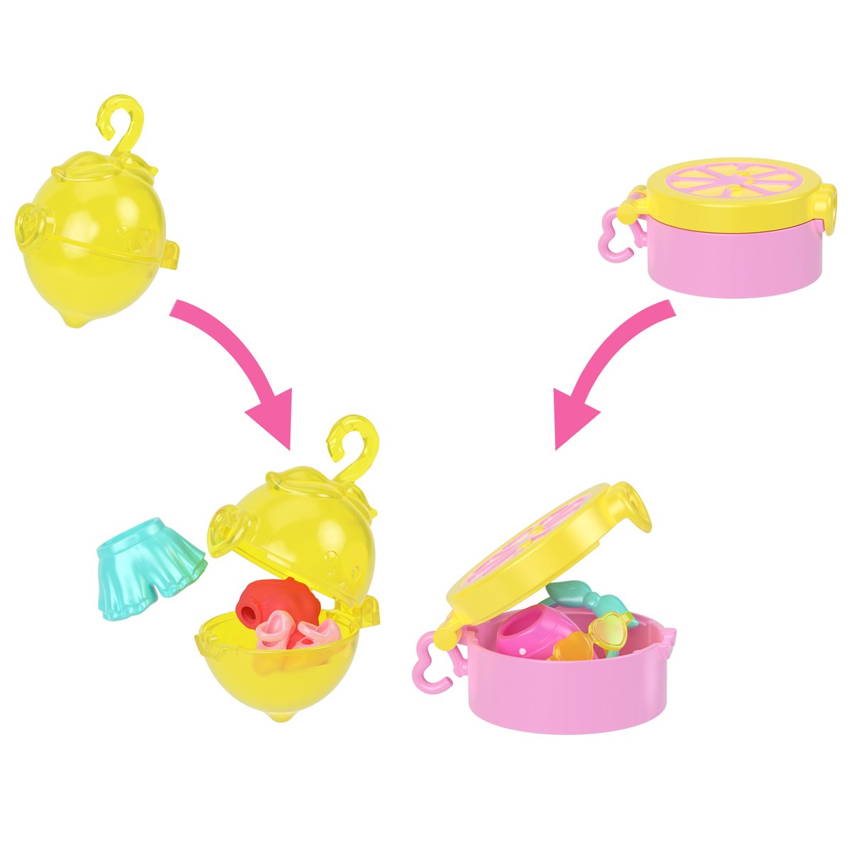 Polly Pocket Bracelet Style Kit Case of 4