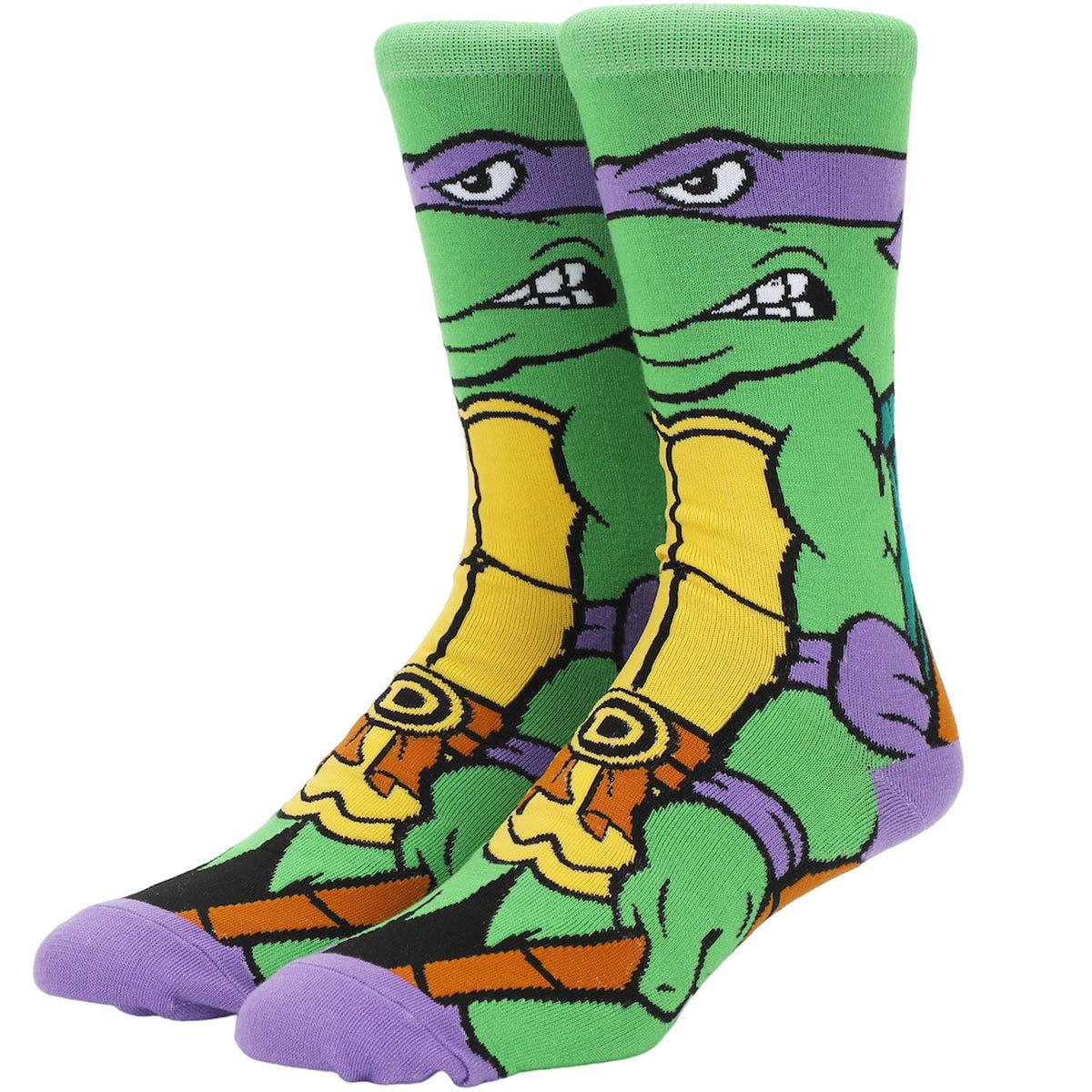 Teenage Mutant Ninja Turtles Donatello Animigos 360 Character Socks
