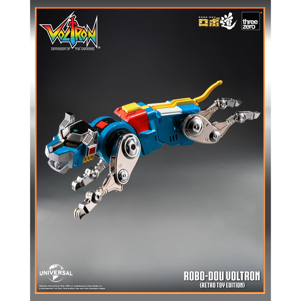Voltron: Defender of the Universe Voltron Retro Toy Edition ROBO-DOU Action Figure