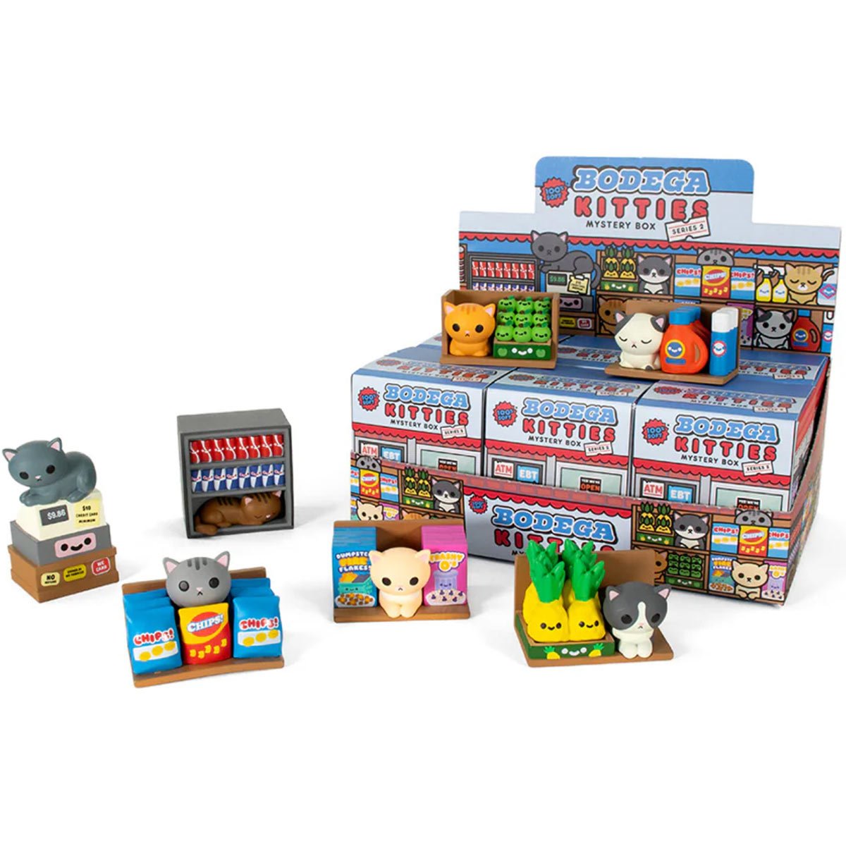 Bodega Kitties Series 2 Mystery Box Display Tray of 6