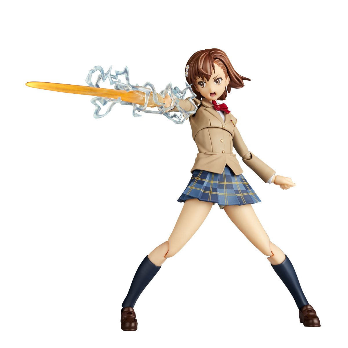 A Certain Scientific Railgun Mikoto Misaka Winter Version Revoltech Amazing Yamaguchi Action Figure