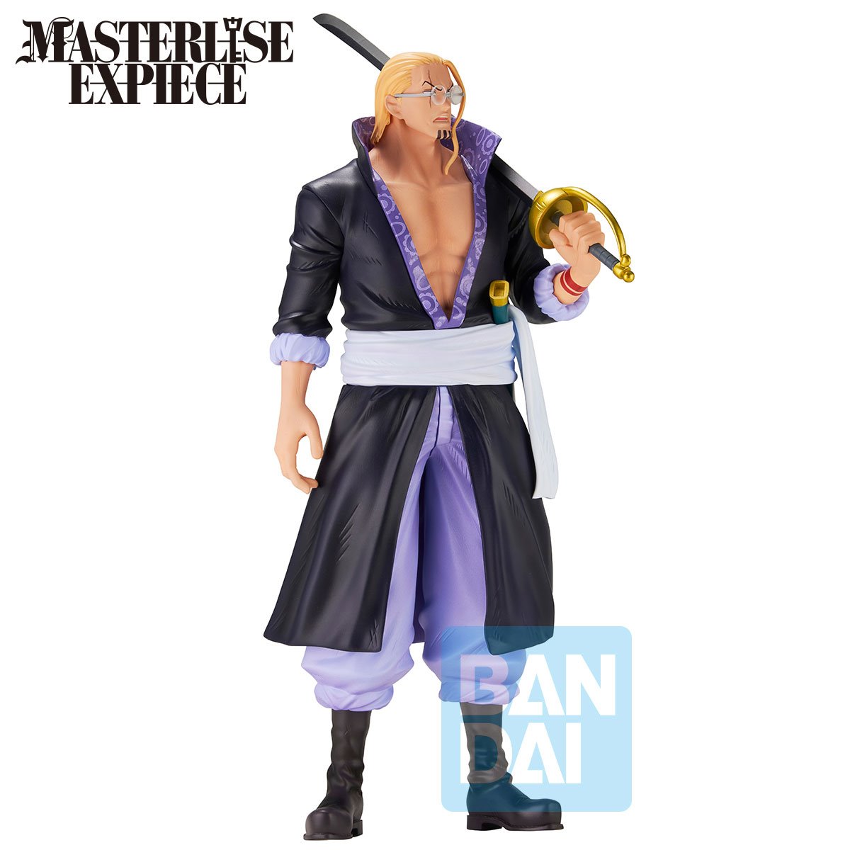 One Piece Silvers Rayleigh Roger Pirates Masterlise Ichibansho Statue