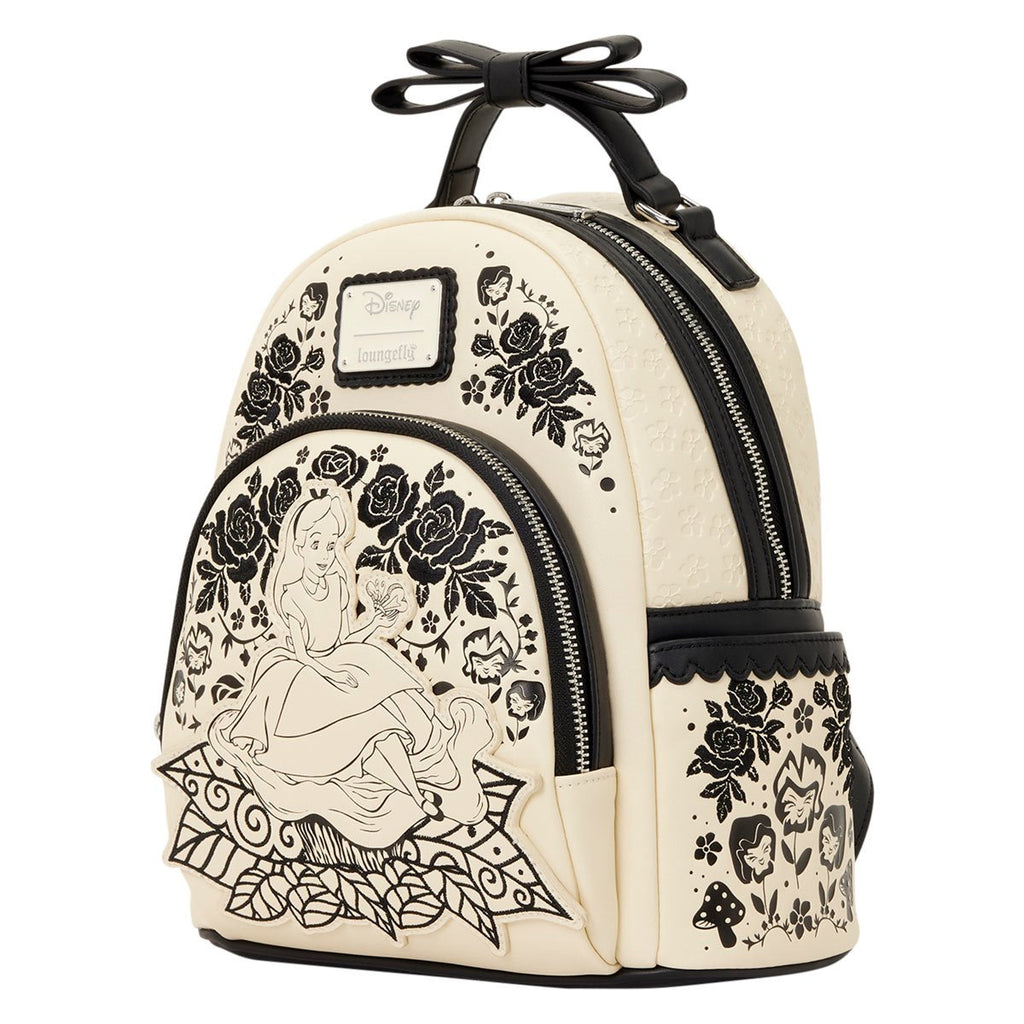 Alice in Wonderland Floral Mini-Backpack