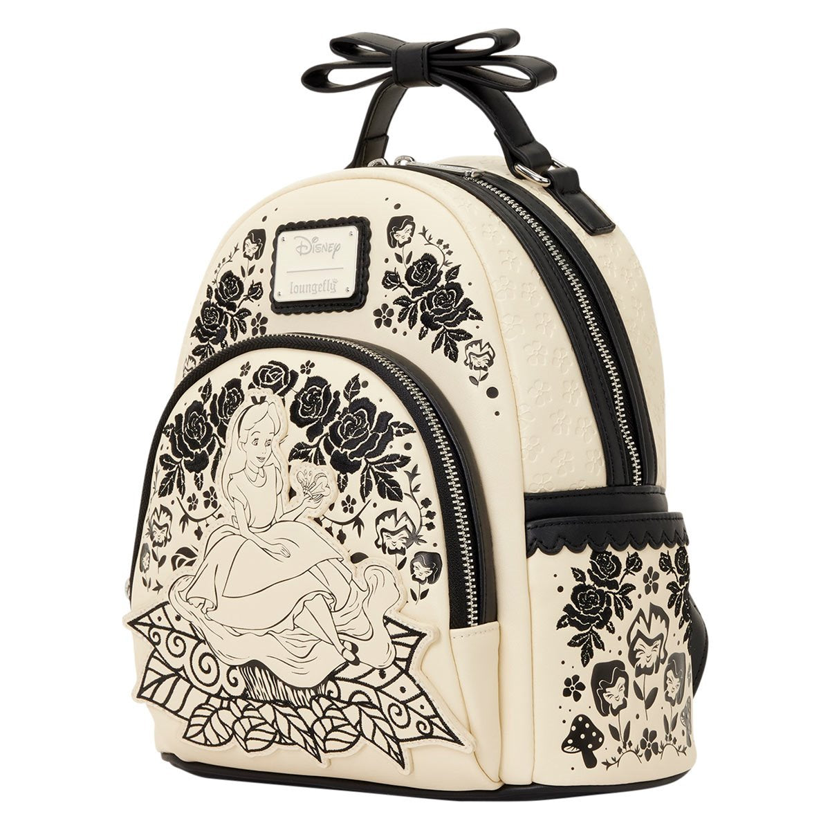 Alice in Wonderland Floral Mini-Backpack