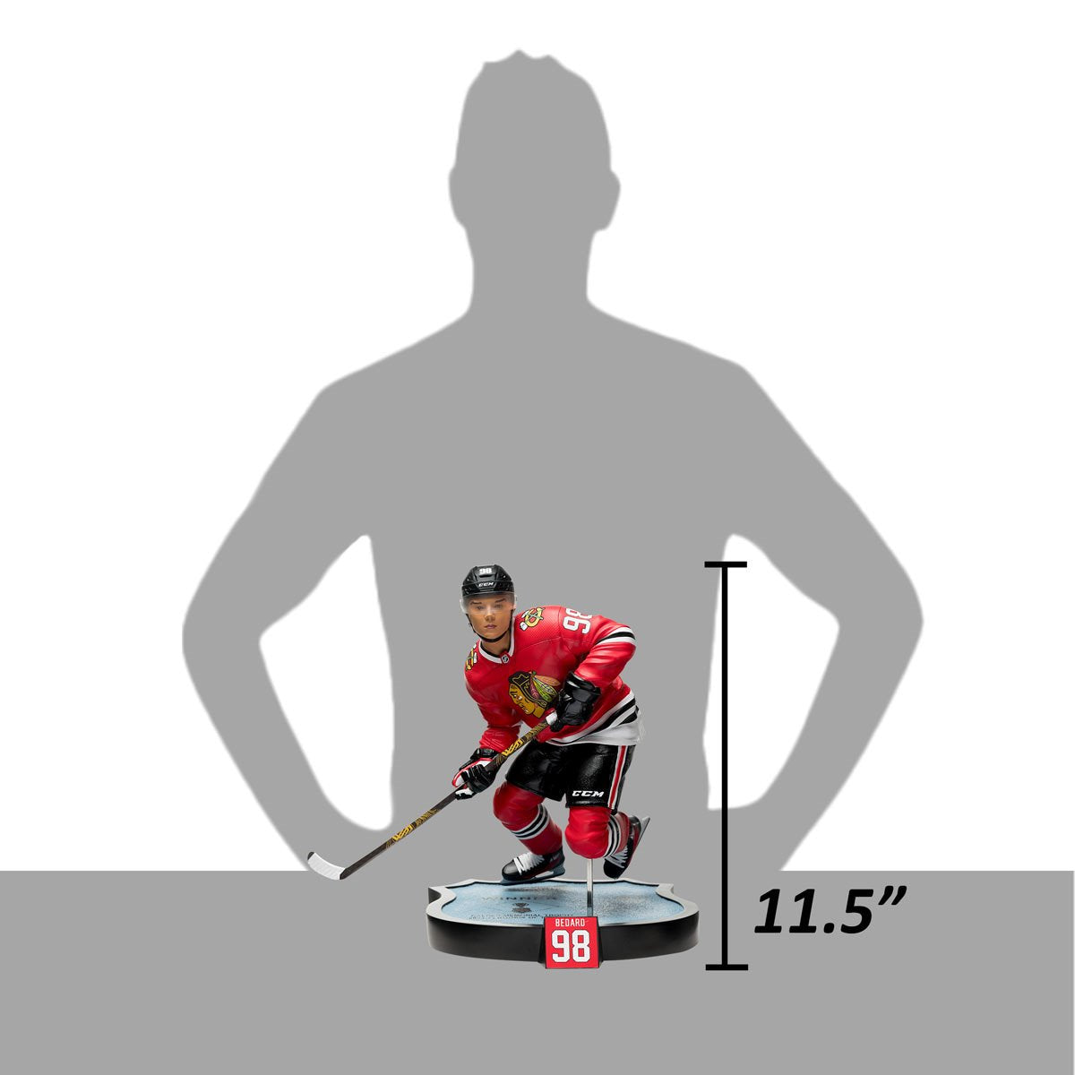 NHL Chicago Blackhawks Connor Bedard 1:6 Scale Resin Statue