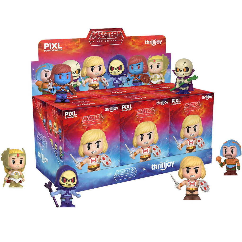 Masters of the Universe Panoramix Blind Box PIXL Mini-Figure Display Case of 6