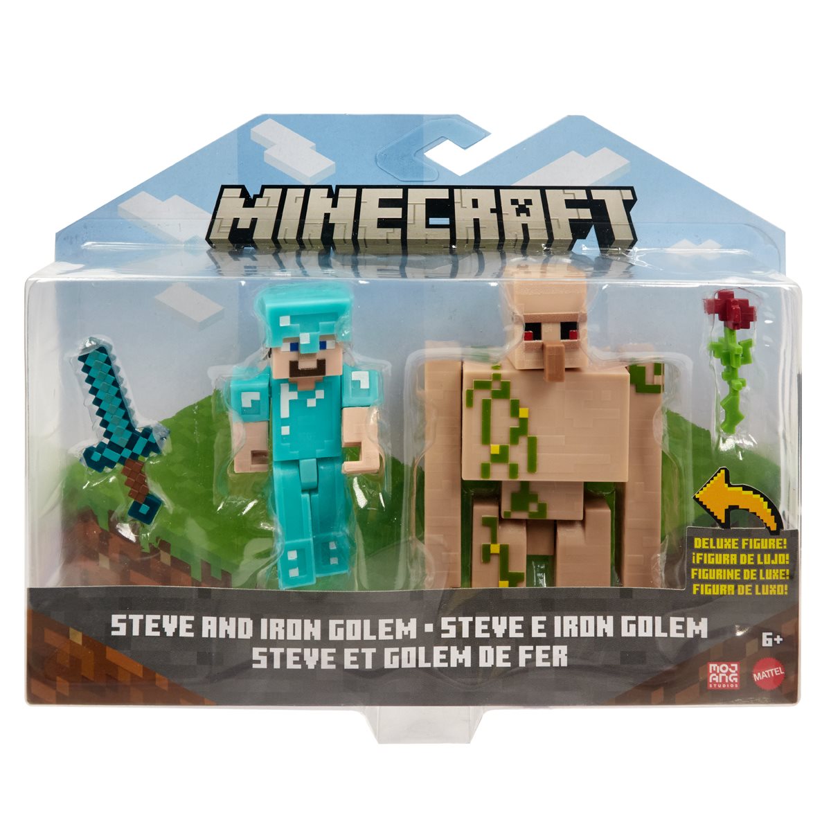 Minecraft Craft-A-Block Action Figure 2-Pack Case of 4