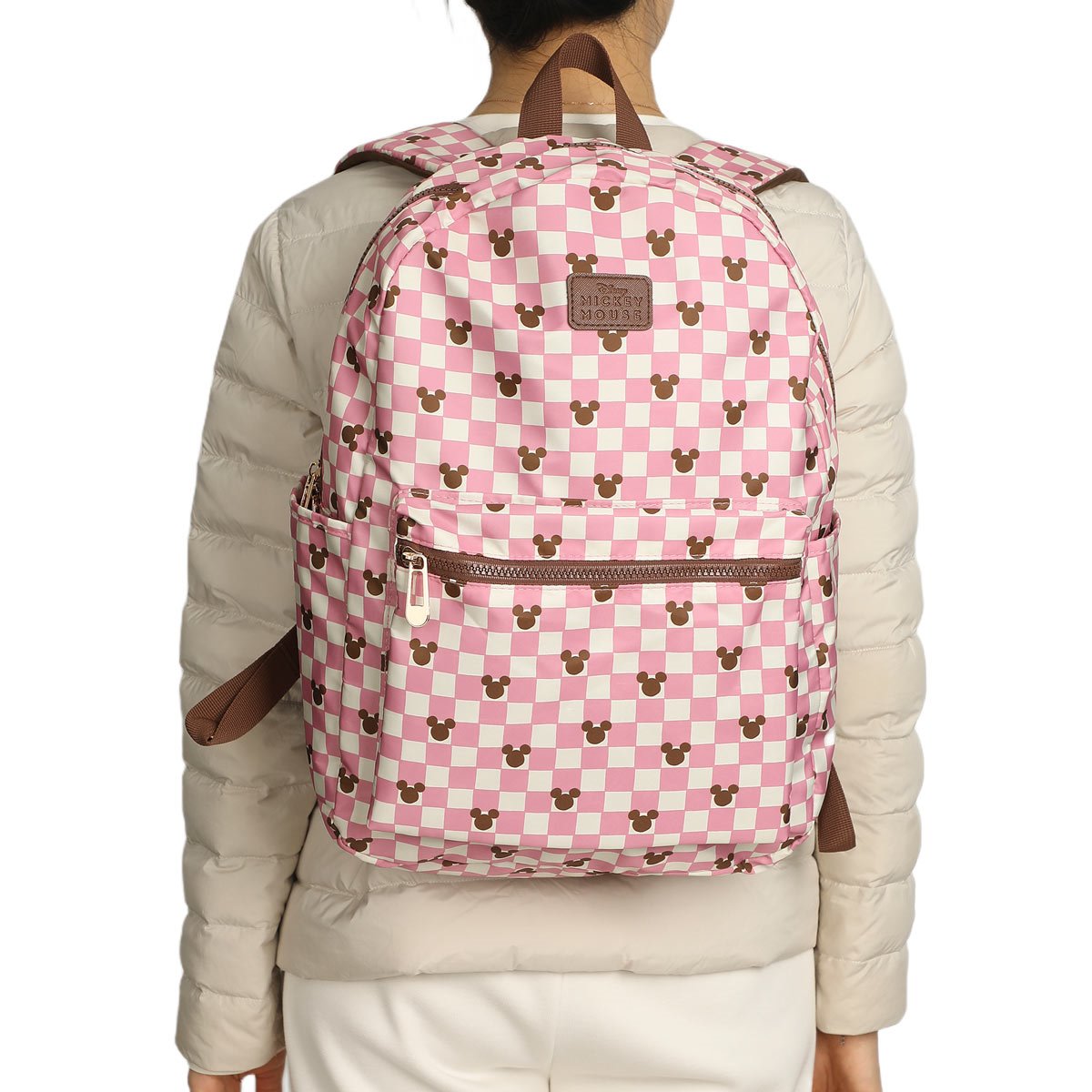 Mickey and Friends Checkerboard Travel Backpack