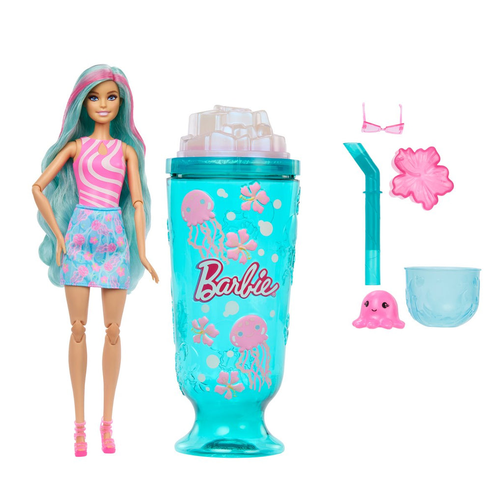 Barbie Pop Reveal Sea Slushy Series Jellyfish Doll