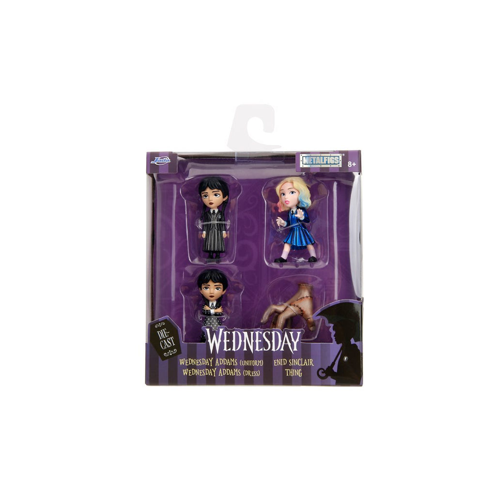 Wednesday MetalFigs 2 1/2-Inch Die-Cast Metal Mini-Figure 4-Pack