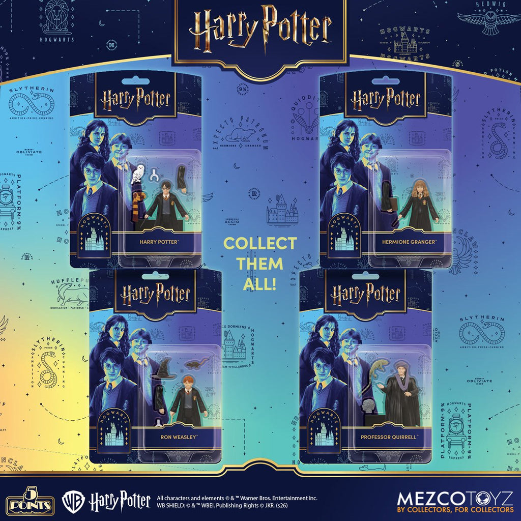 Harry Potter Series 1 5 Points Action Figure Set of 4