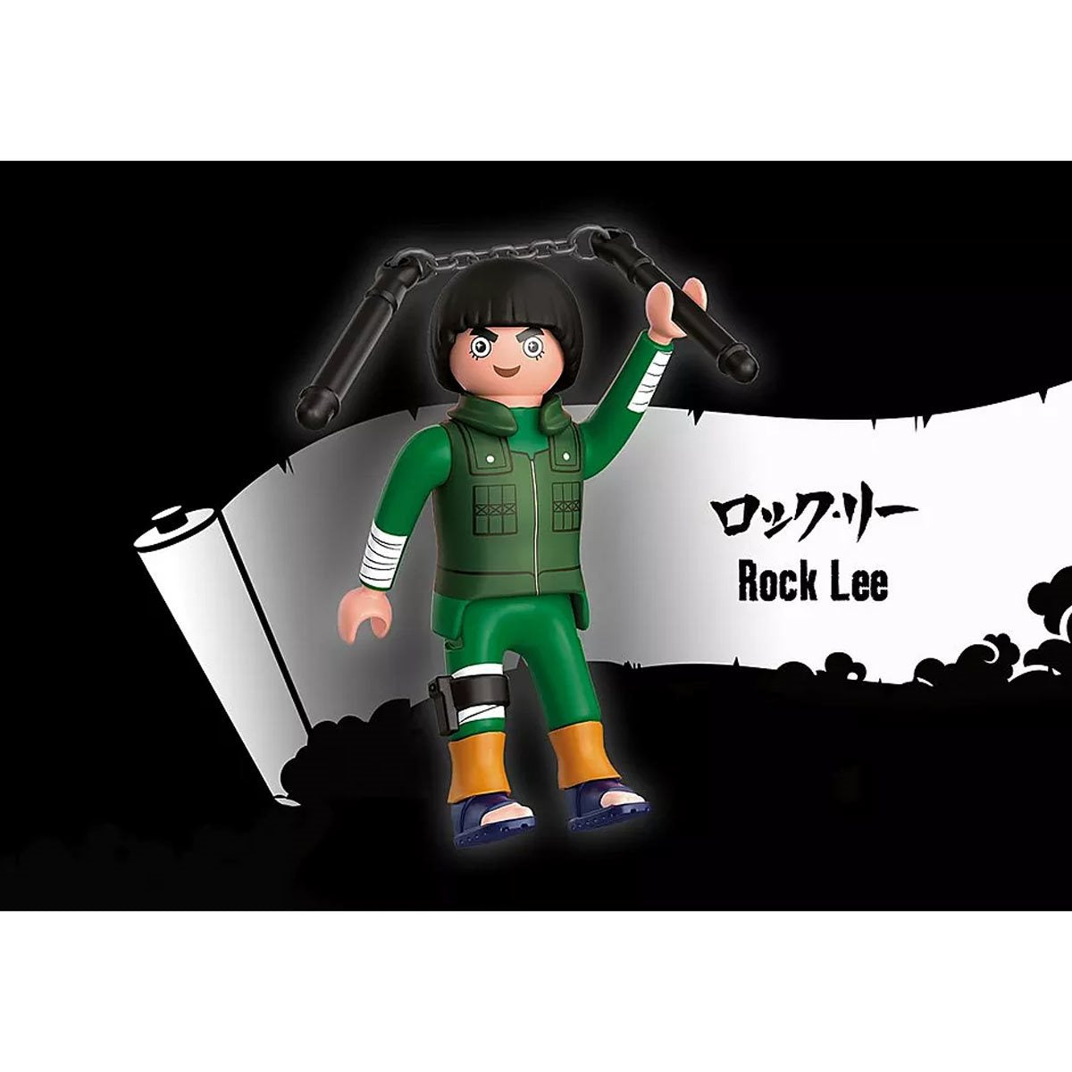 Playmobil 71118 Naruto Rock Lee 3-Inch Action Figure