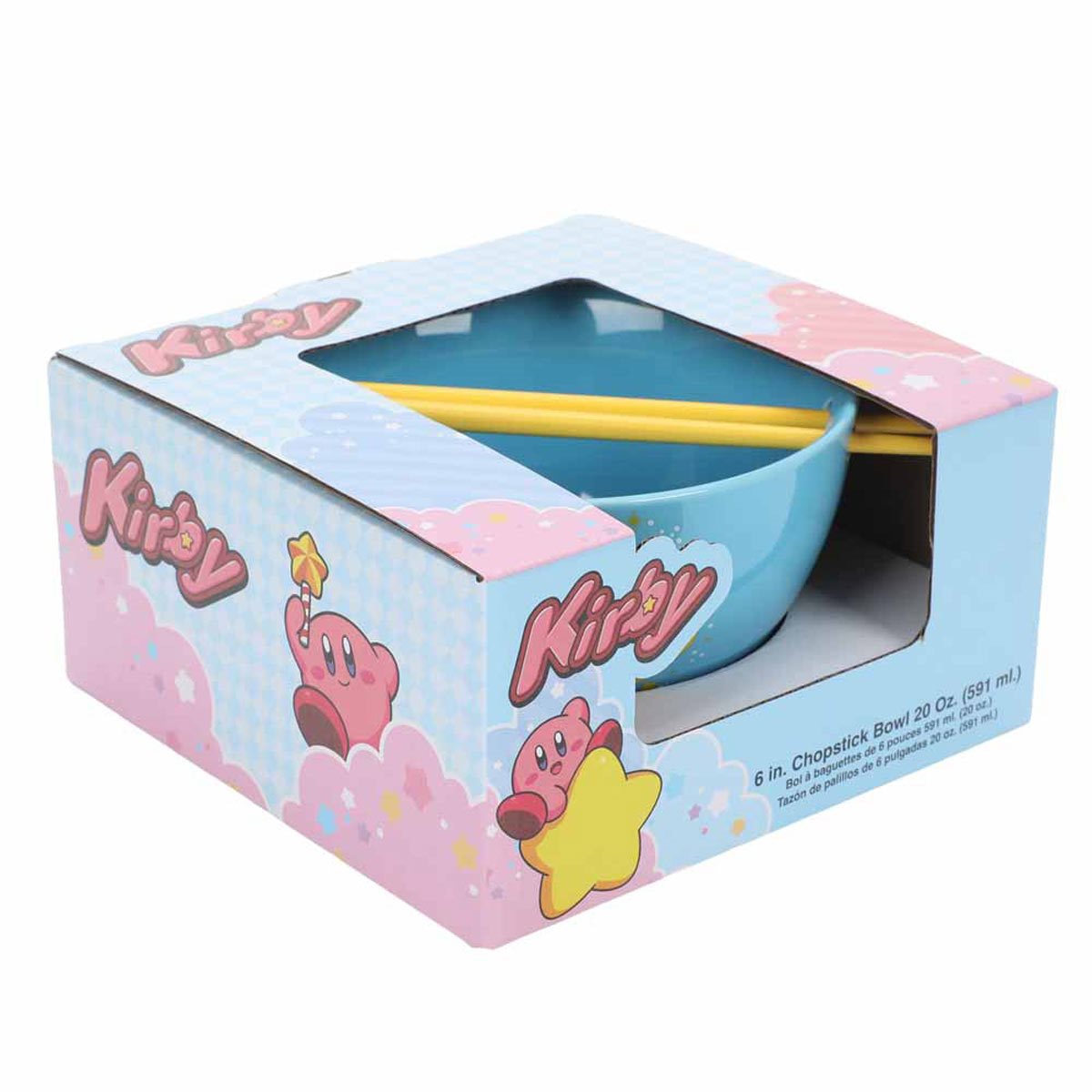 Kirby 20 oz. Ceramic Ramen Bowl with Chopsticks