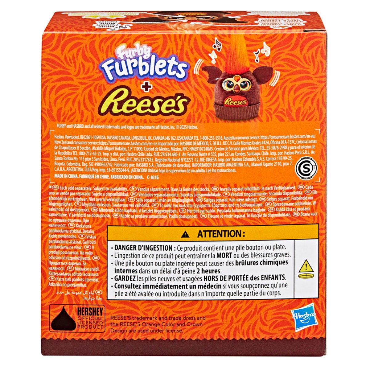 Furby Furblets REESE'S Peanut Butter Cup Mini 3-Inch Plush