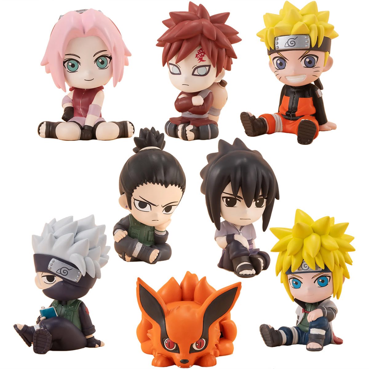 Naruto Relaxing Mascot Mini-Figure Case of 10