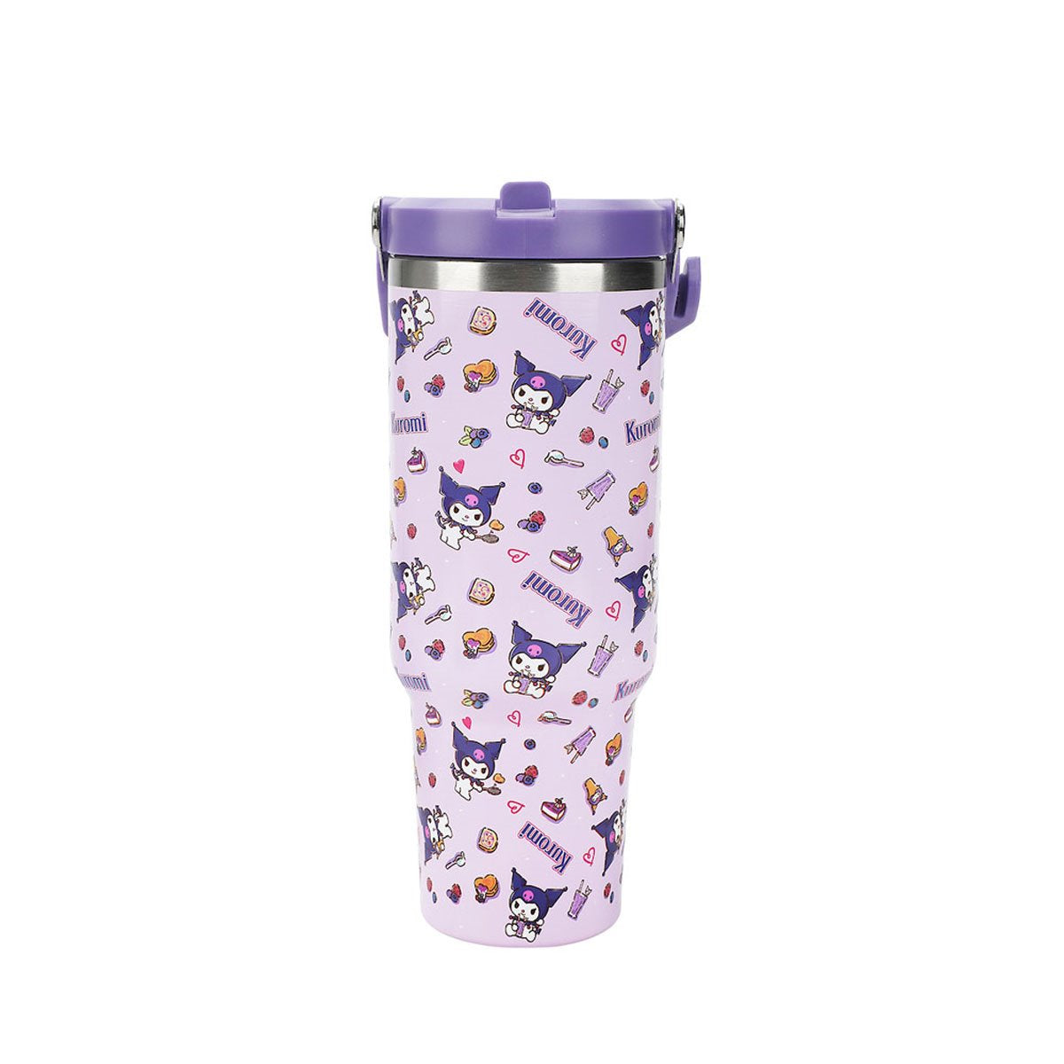 Kuromi All Over Print 40 oz. Stainless Steel Tumbler with Handle