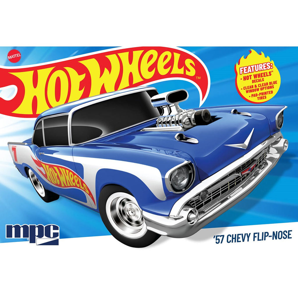 Hot Wheels 1957 Chevy Sedan Flip Nose 1:25 Scale Model Kit