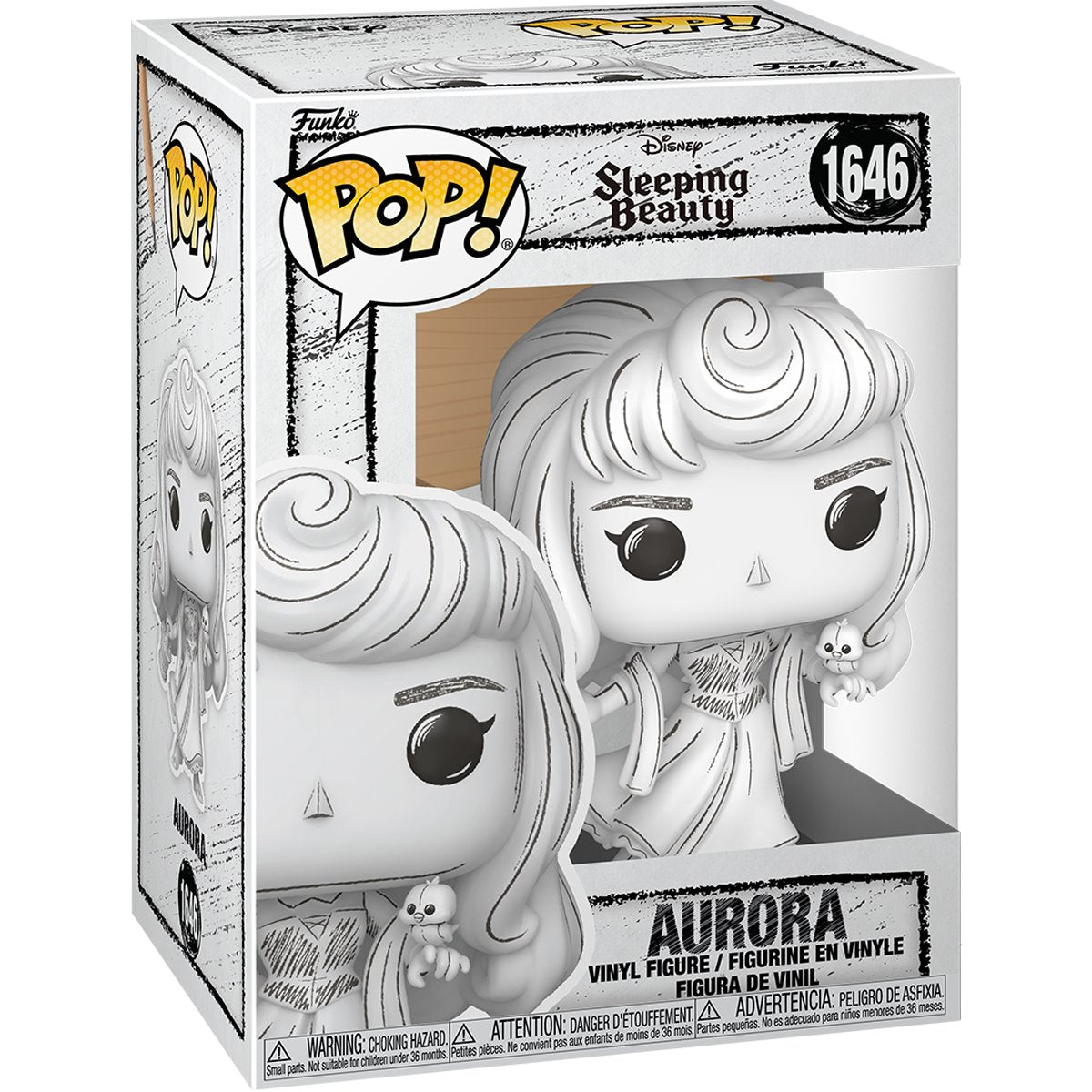 Disney Sketched Sleeping Beauty Aurora Funko Pop! Vinyl Figure #1646