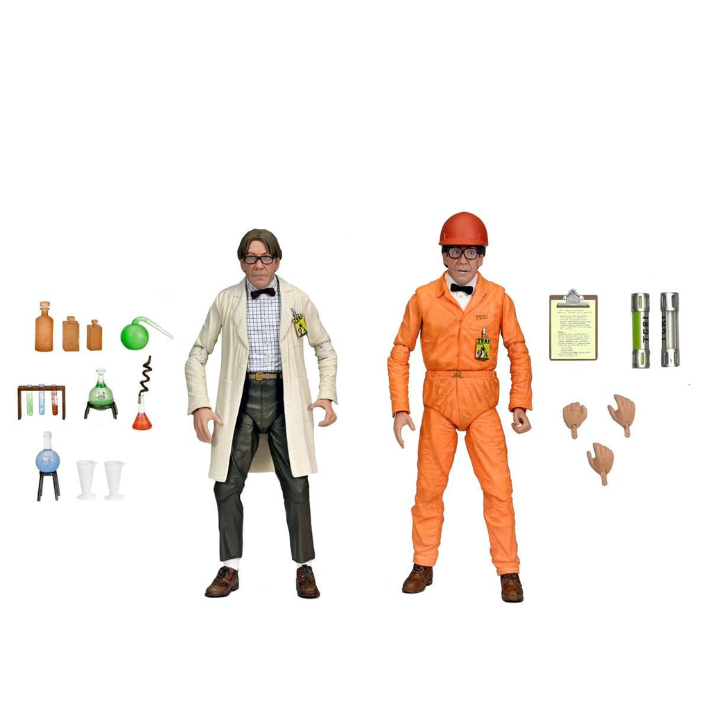 Teenage Mutant Ninja Turtles 2: Secret of the Ooze Lab Coat and Hazmat Suit Professor Perry 7-Inch Figure 2-Pack