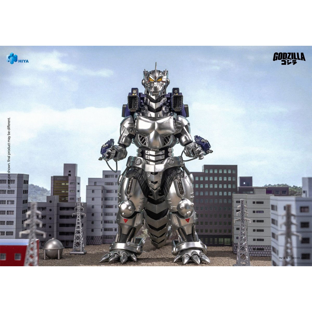 Godzilla Against Mechagodzilla Mechagodzilla MFS-3 Exquisite Basic Series None Scale 7 3/4-Inch Action Figure