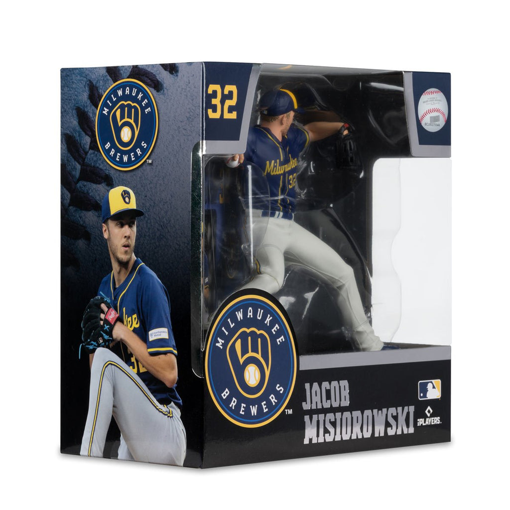 MLB SportsPicks Milwaukee Brewers Jacob Misiorowski 7-Inch Posed Figure