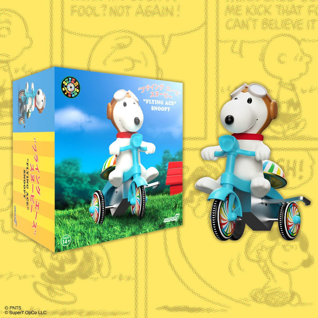 Peanuts Snoopy Flying Ace Super Cycles Vinyl Figure