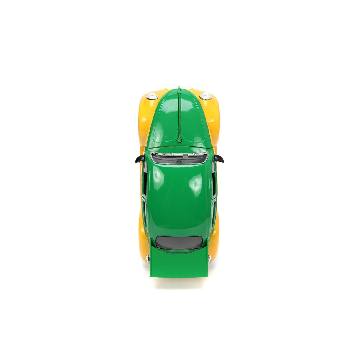 Teenage Mutant Ninja Turtles Volkswagen Beetle 1:24 Scale Die-Cast Metal Vehicle with Michelangelo Figure