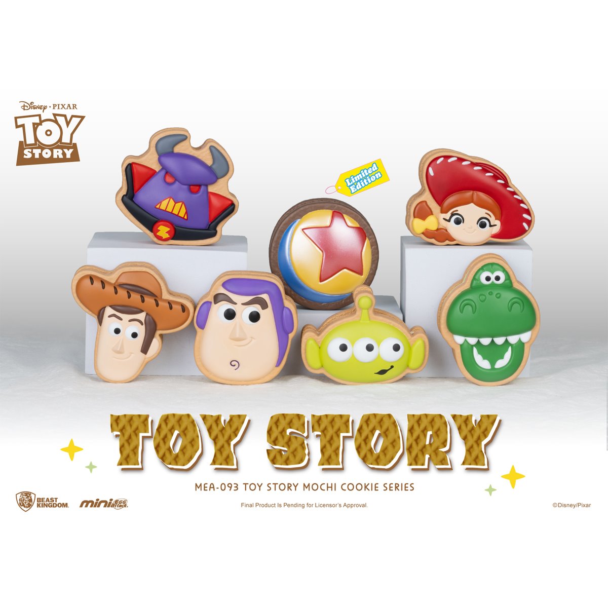 Toy Story Mochi Cookie Series MEA-093 Blind Box Mini-Figure Case of 6