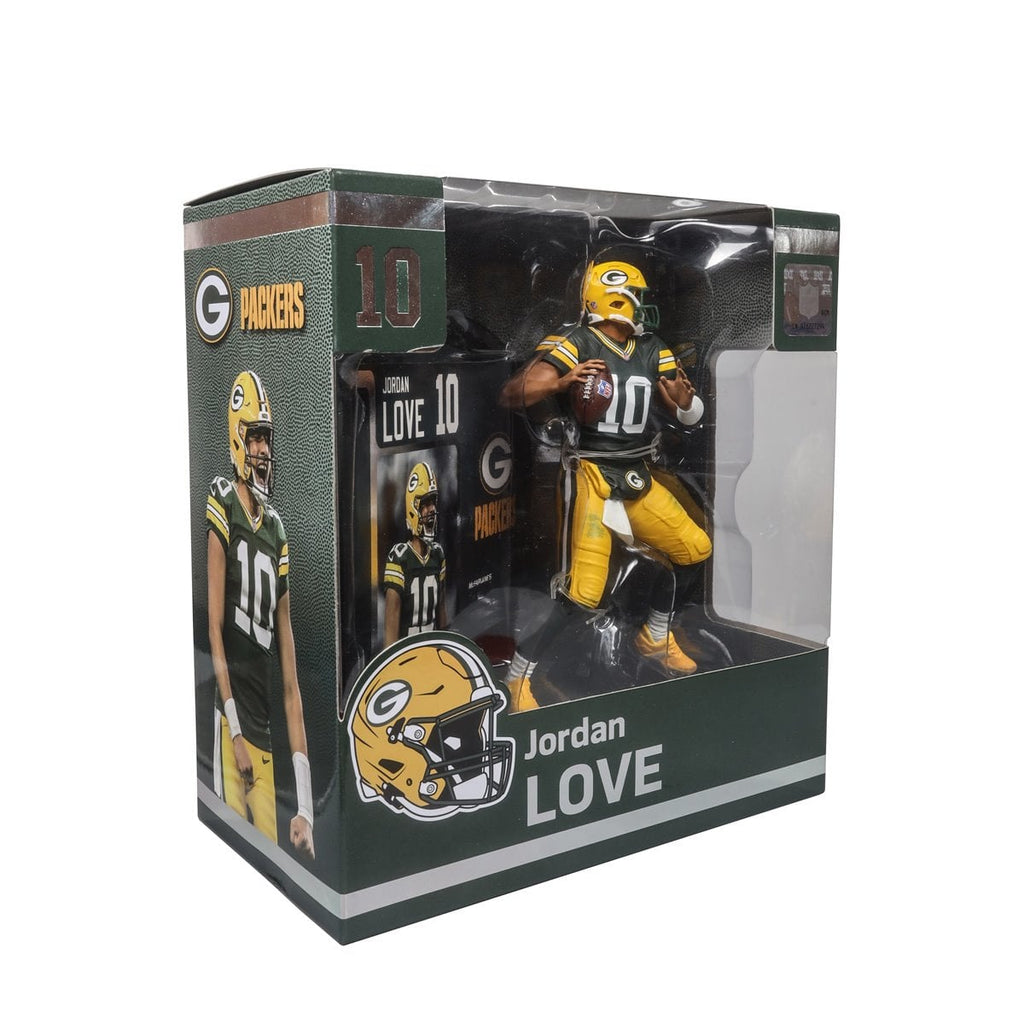 NFL SportsPicks 2024 Wave 1 Green Bay Packers Jordan Love 7-Inch Scale Posed Figure