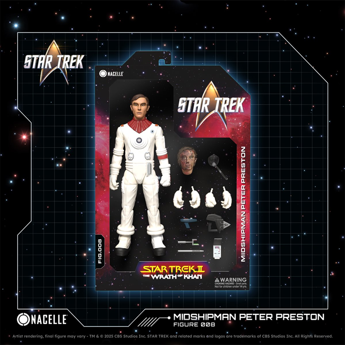 Star Trek II: The Wrath of Khan Peter Preston Action Figure