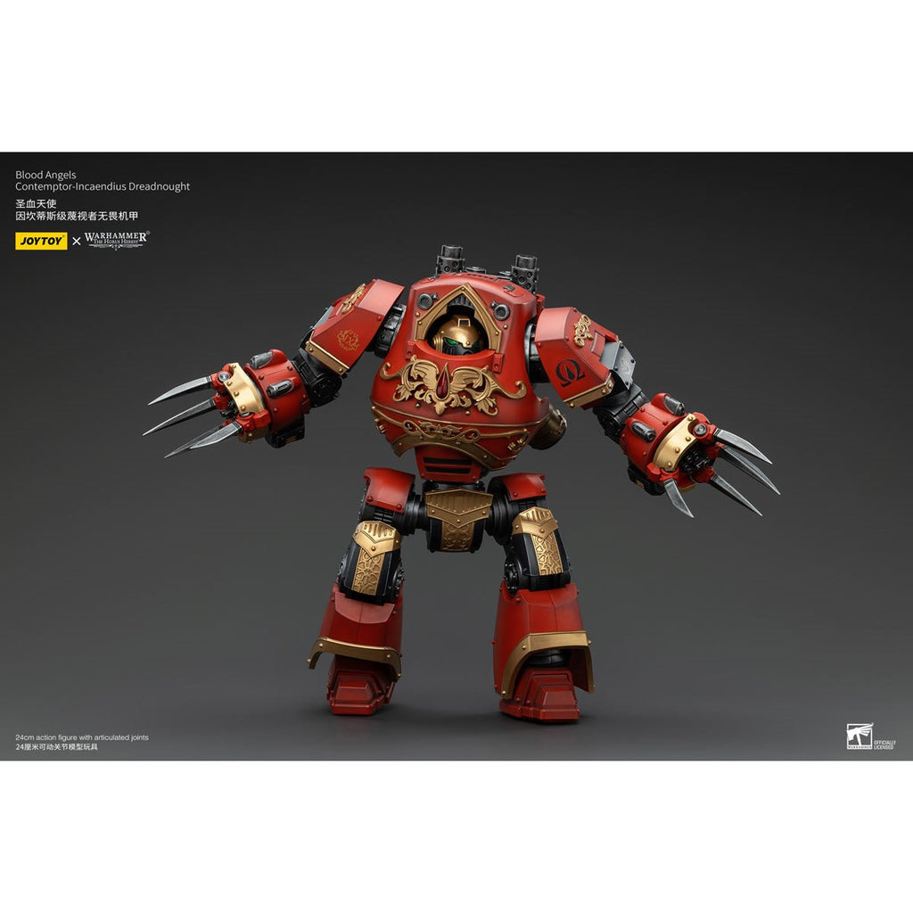 Joy Toy Warhammer The Horus Heresy Blood Angels Contemptor Incaendius Dreadnought 1:18 Scale Action Figure