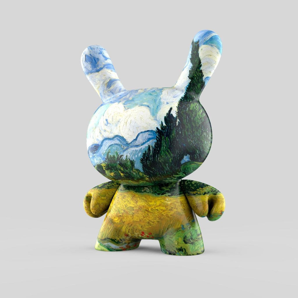 The Met Wheat Fields with Cypresses by Vincent Van Gogh 3-Inch Showpiece Dunny Vinyl Art Figure