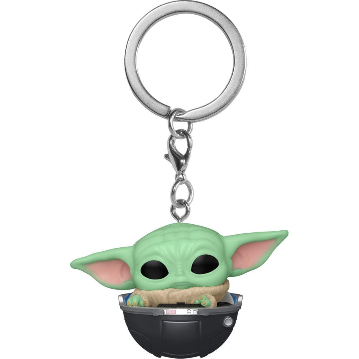 Star Wars: The Mandalorian Grogu in Hover-Pram Funko Pocket Pop! Key Chain