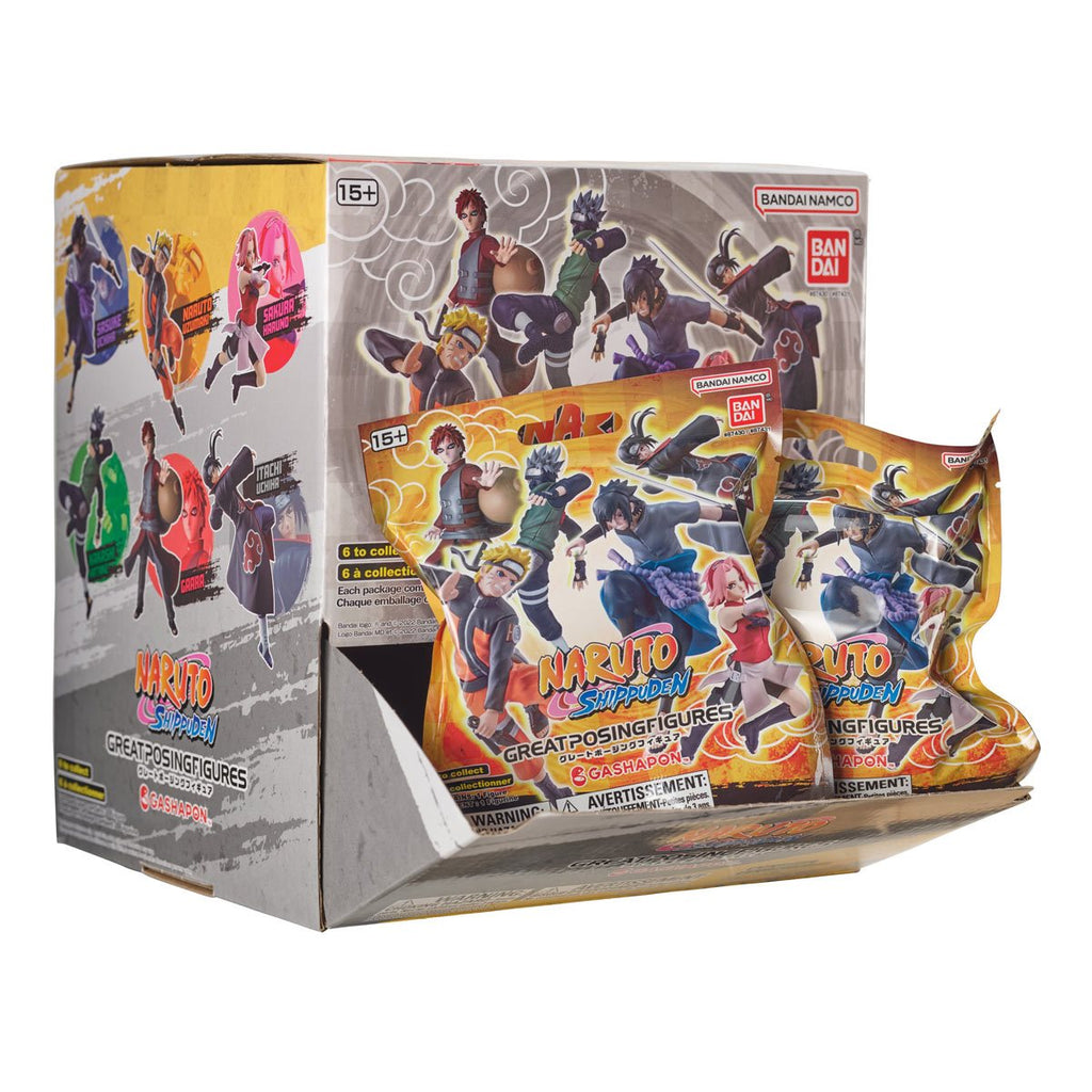 Naruto Shippuden Posed Blind Mini-Figure Display Box of 24