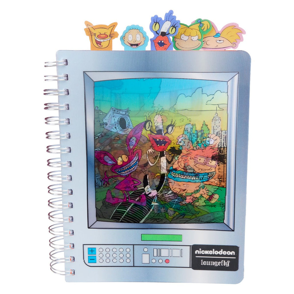 Nickelodeon Retro TV Triple Lenticular Tab Journal